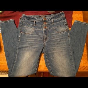 Refuge high waisted skinny jeans size 8